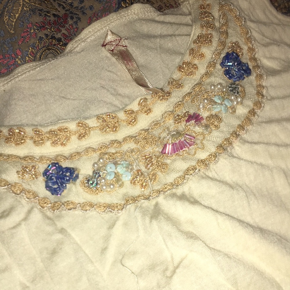 Beaded Free People top